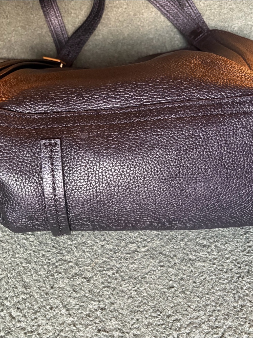 Marc Jacobs Leather Tote The Director Black Leather With Blue Lining Large EUC - Picture 7 of 16